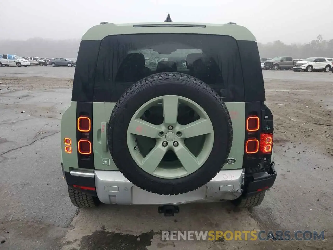 6 fotografías del automóvil dañado SALEW7EU9P2172544 LAND ROVER DEFENDER 2023