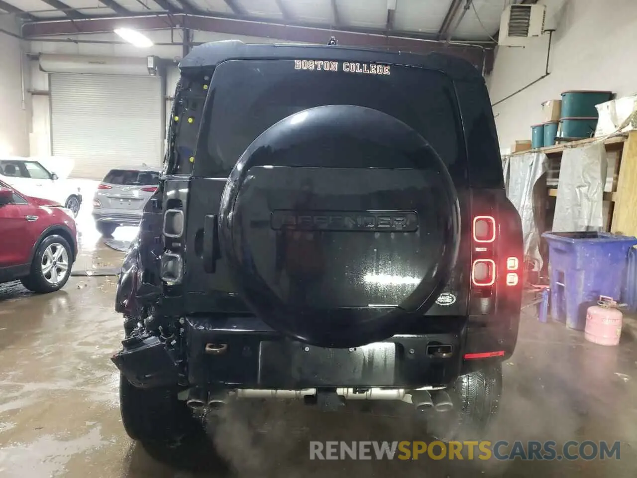 6 fotografías del automóvil dañado SALEWEEE1P2220969 LAND ROVER DEFENDER 2023