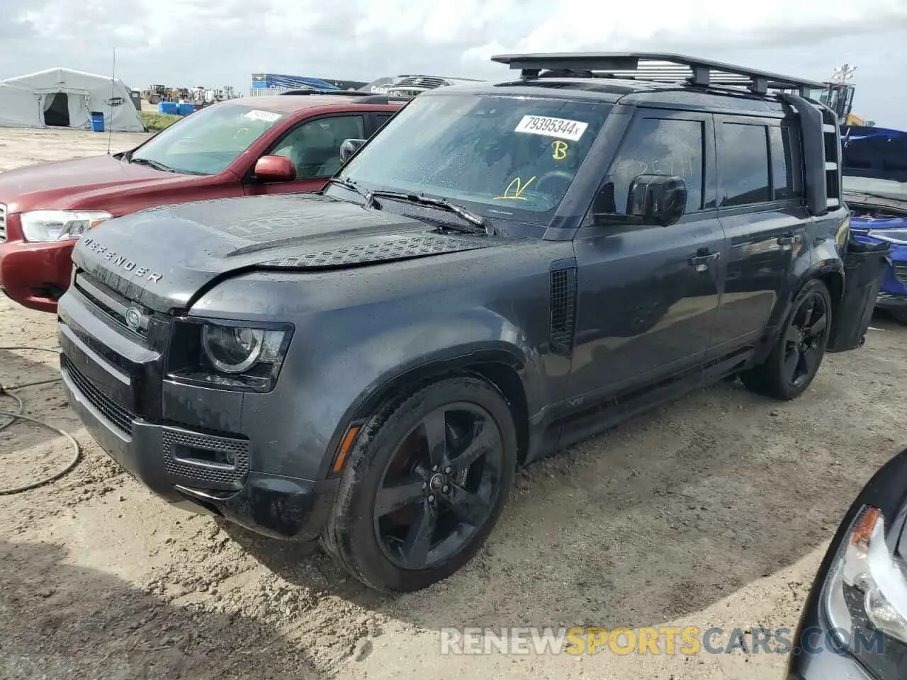 1 fotografías del automóvil dañado SALEWEEE2P2121741 LAND ROVER DEFENDER 2023