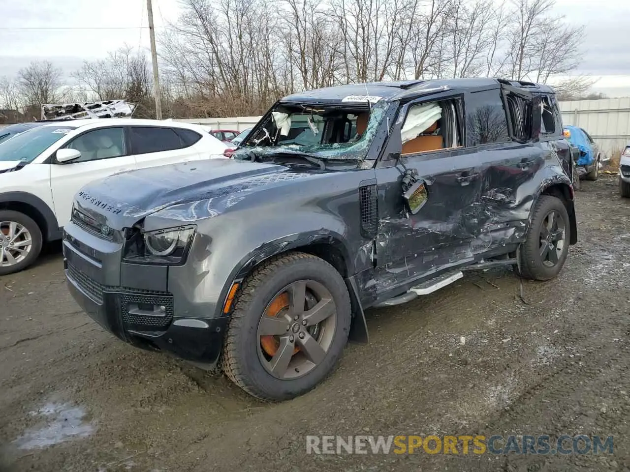 1 fotografías del automóvil dañado SALEWEEE9P2204485 LAND ROVER DEFENDER 2023