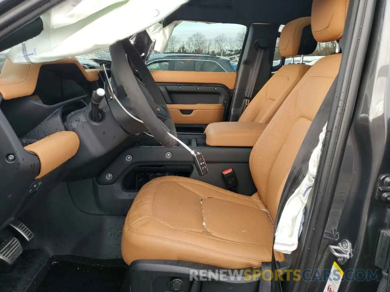 7 fotografías del automóvil dañado SALEWEEE9P2204485 LAND ROVER DEFENDER 2023