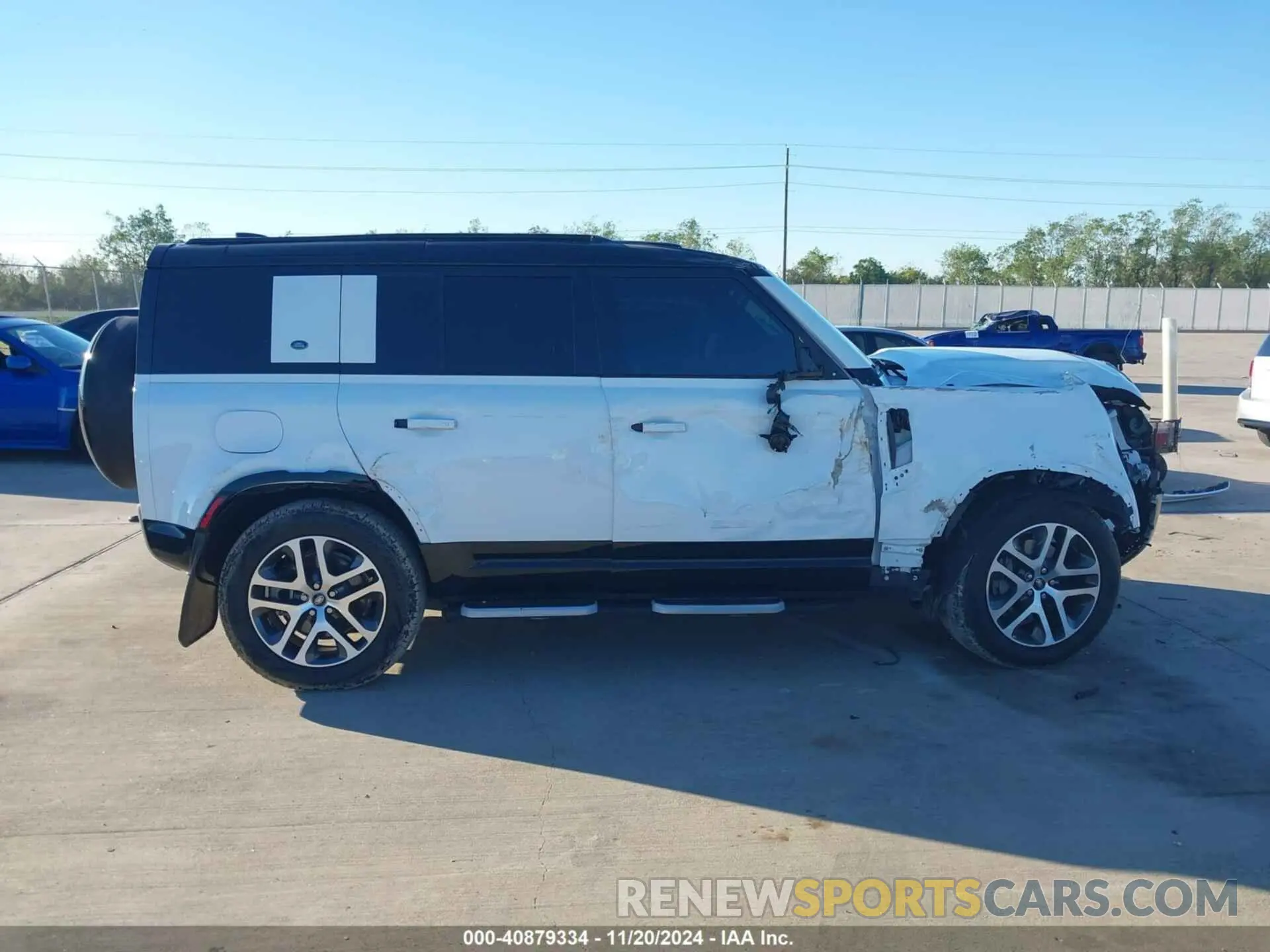 12 fotografías del automóvil dañado SALE27EU5R2262224 LAND ROVER DEFENDER 2024