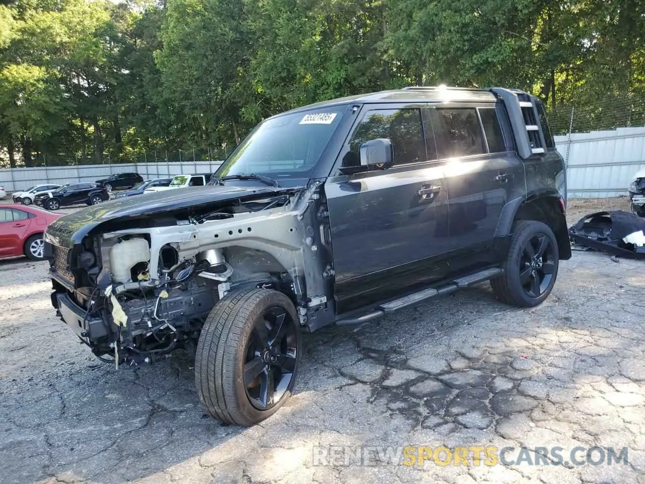 1 fotografías del automóvil dañado SALE27EU8R2307043 LAND ROVER DEFENDER 2024