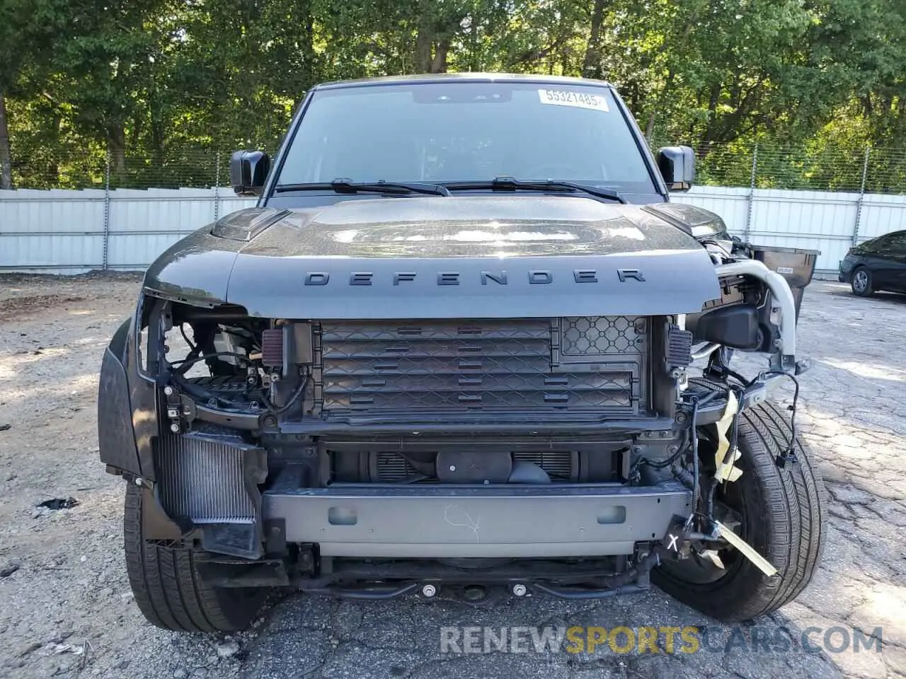 5 fotografías del automóvil dañado SALE27EU8R2307043 LAND ROVER DEFENDER 2024