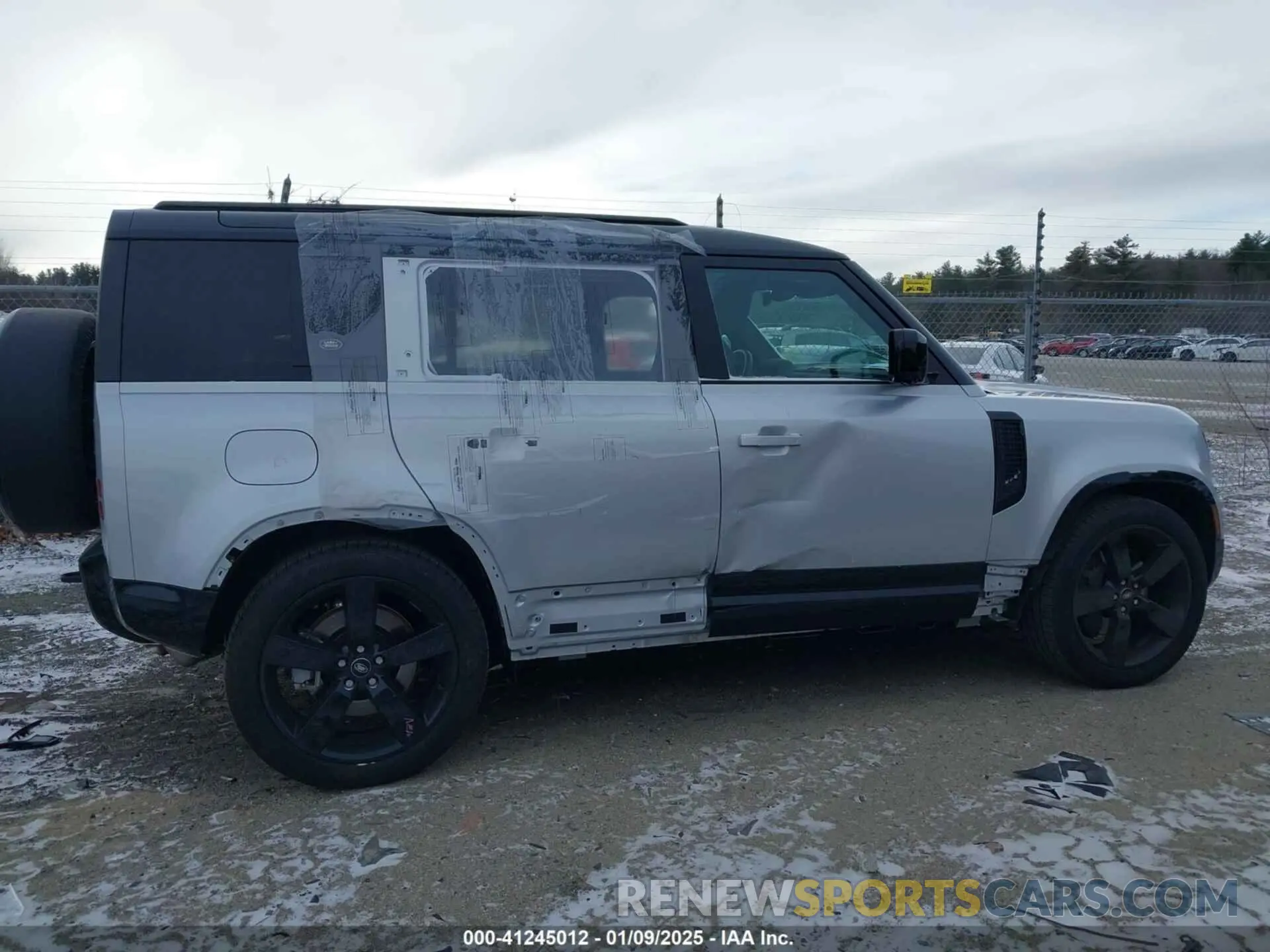 14 fotografías del automóvil dañado SALE27EU8R2335683 LAND ROVER DEFENDER 2024