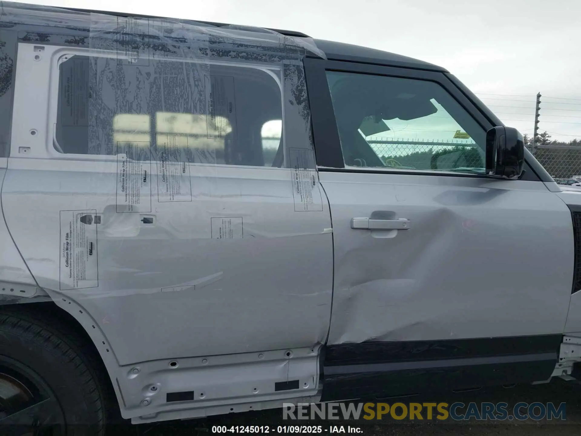 6 fotografías del automóvil dañado SALE27EU8R2335683 LAND ROVER DEFENDER 2024