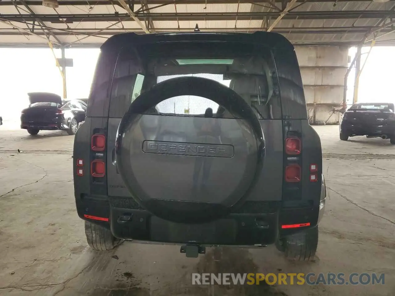 6 fotografías del automóvil dañado SALE27EU9R2318312 LAND ROVER DEFENDER 2024