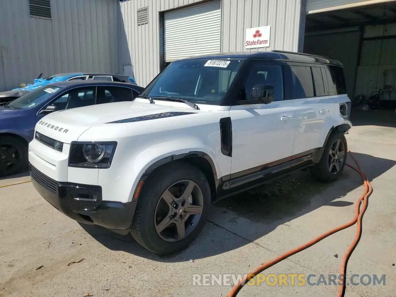 1 fotografías del automóvil dañado SALE27EUXR2289502 LAND ROVER DEFENDER 2024