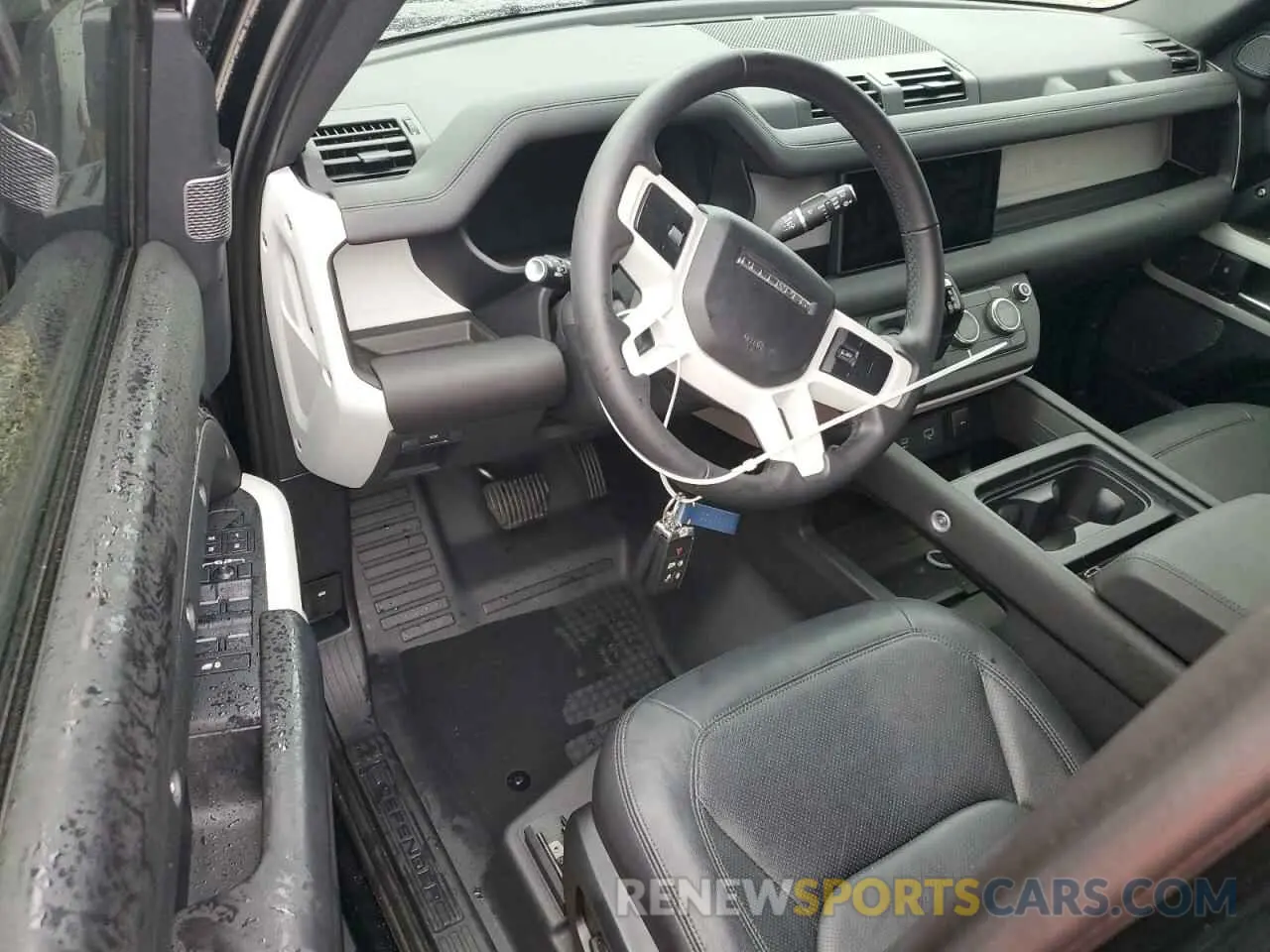 8 fotografías del automóvil dañado SALEJEEX9R2315234 LAND ROVER DEFENDER 2024