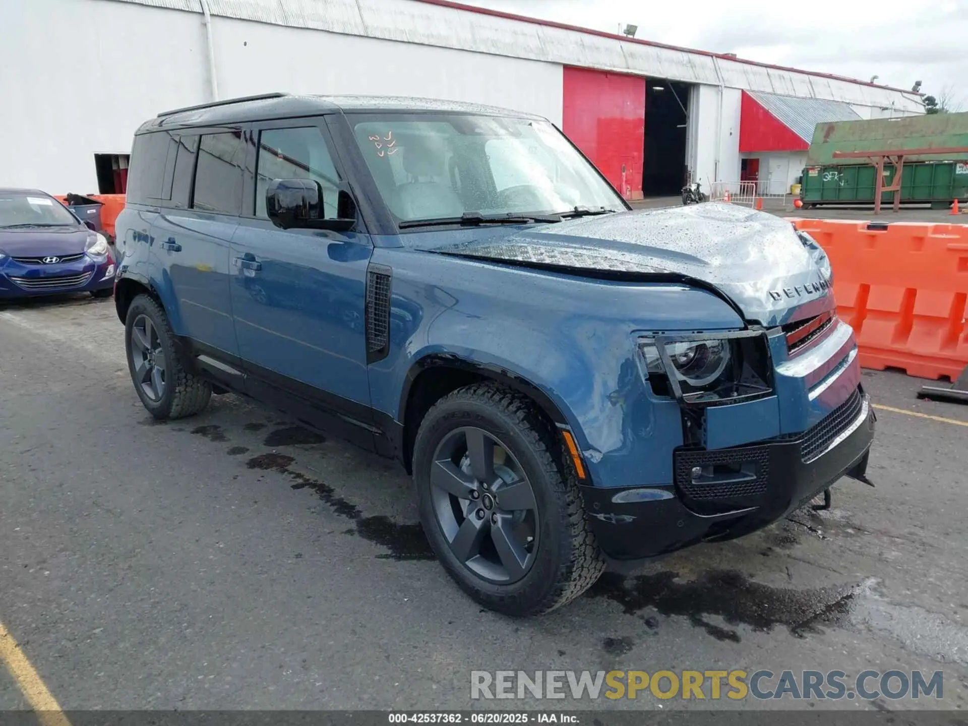 1 fotografías del automóvil dañado SALE27EU4S2418274 LAND ROVER DEFENDER 2025