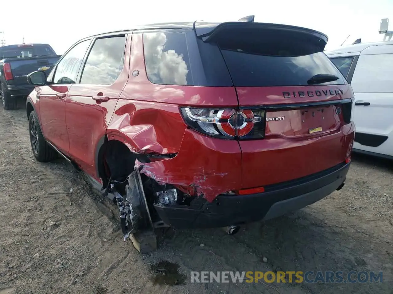 3 fotografías del automóvil dañado SALCP2FX2KH829321 LAND ROVER DISCOVERY 2019