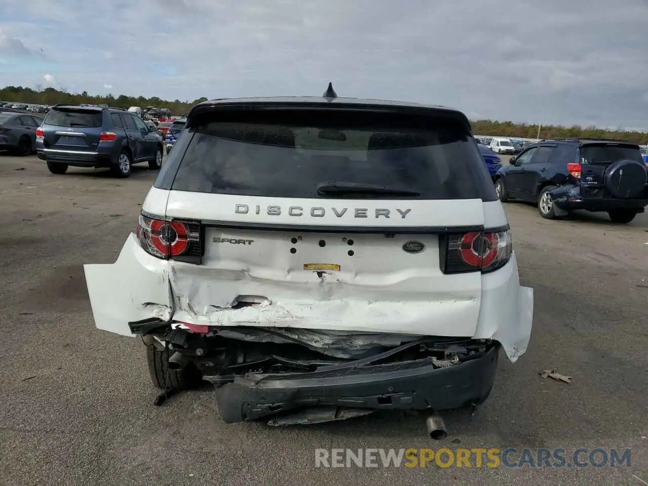 6 fotografías del automóvil dañado SALCP2FX7KH790371 LAND ROVER DISCOVERY 2019