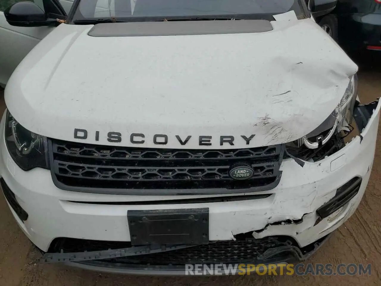 12 fotografías del automóvil dañado SALCP2FX9KH787374 LAND ROVER DISCOVERY 2019