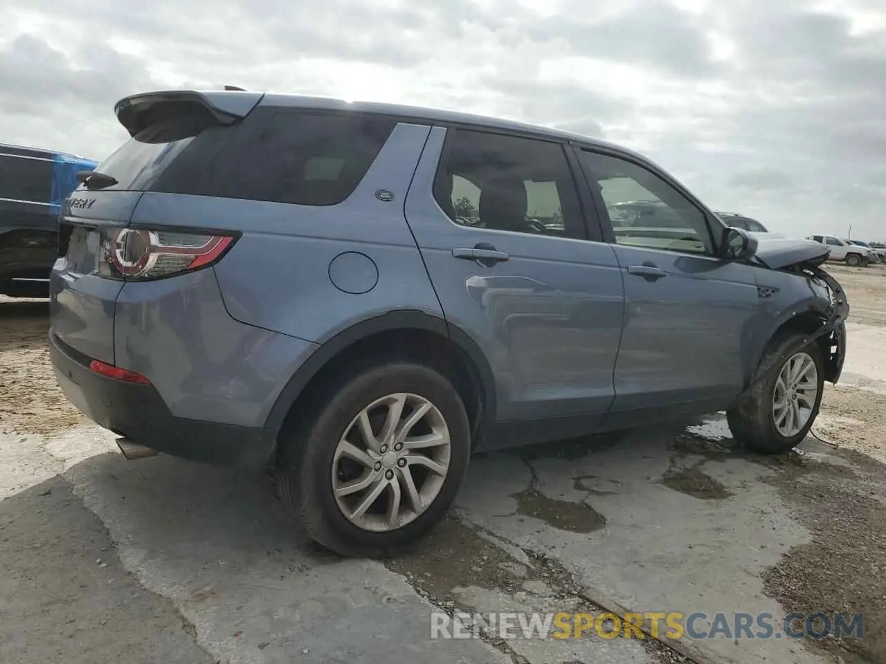 3 fotografías del automóvil dañado SALCR2FX0KH828131 LAND ROVER DISCOVERY 2019