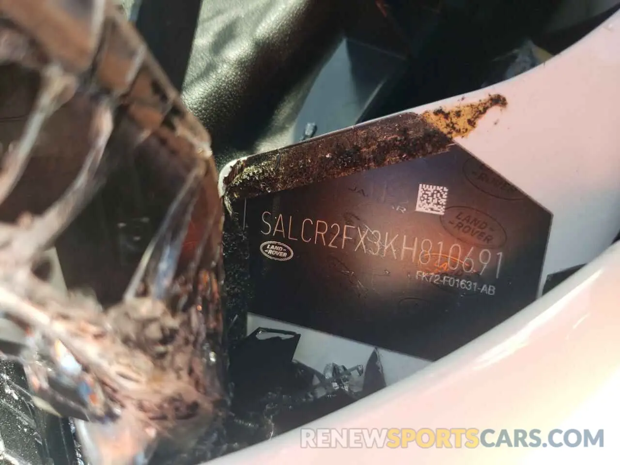 10 fotografías del automóvil dañado SALCR2FX3KH810691 LAND ROVER DISCOVERY 2019
