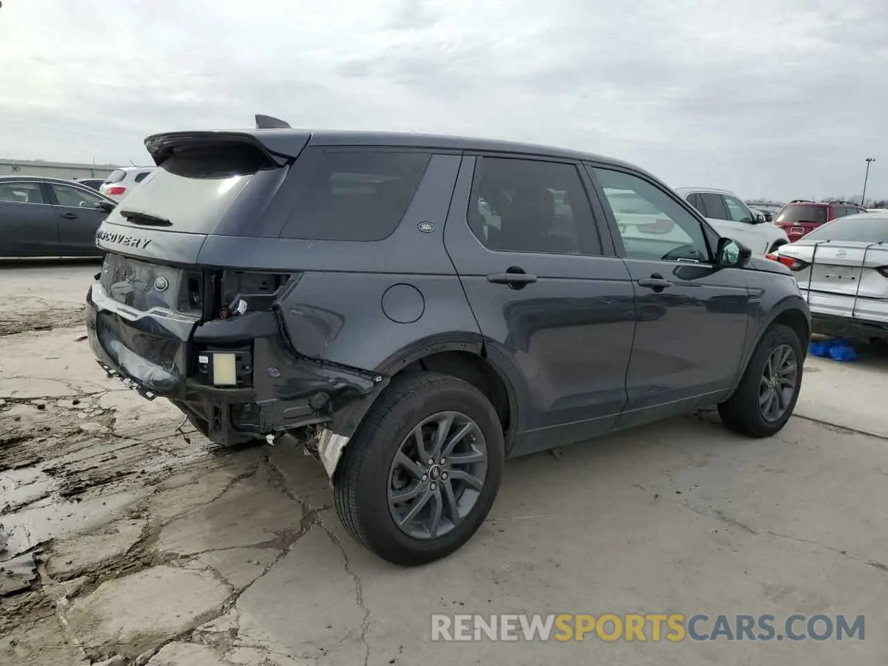 3 fotografías del automóvil dañado SALCR2FX6KH825038 LAND ROVER DISCOVERY 2019