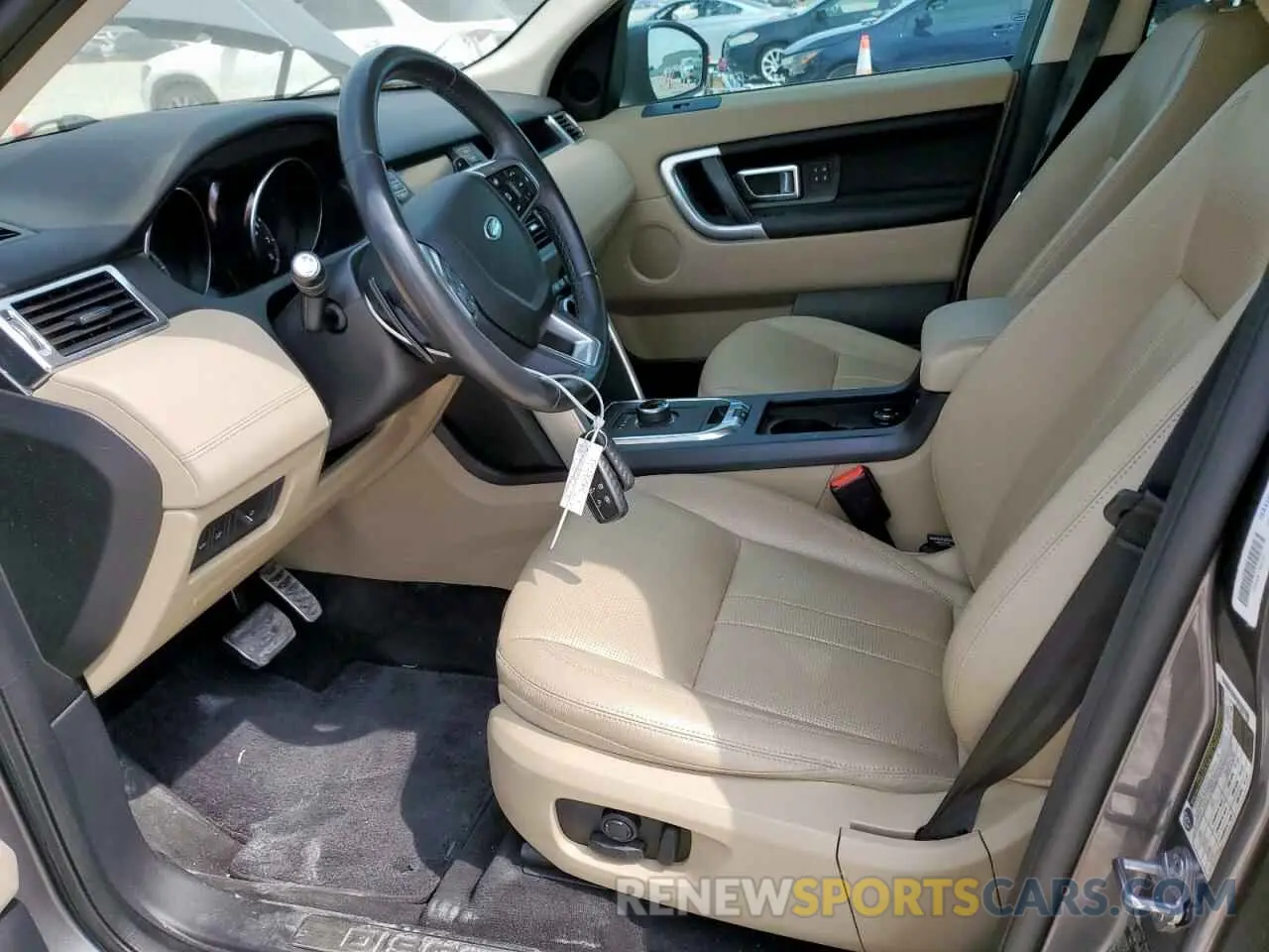7 fotografías del automóvil dañado SALCR2FX9KH810534 LAND ROVER DISCOVERY 2019