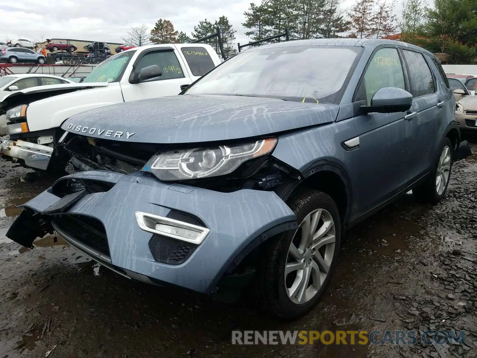 2 fotografías del automóvil dañado SALCT2FX3KH789116 LAND ROVER DISCOVERY 2019