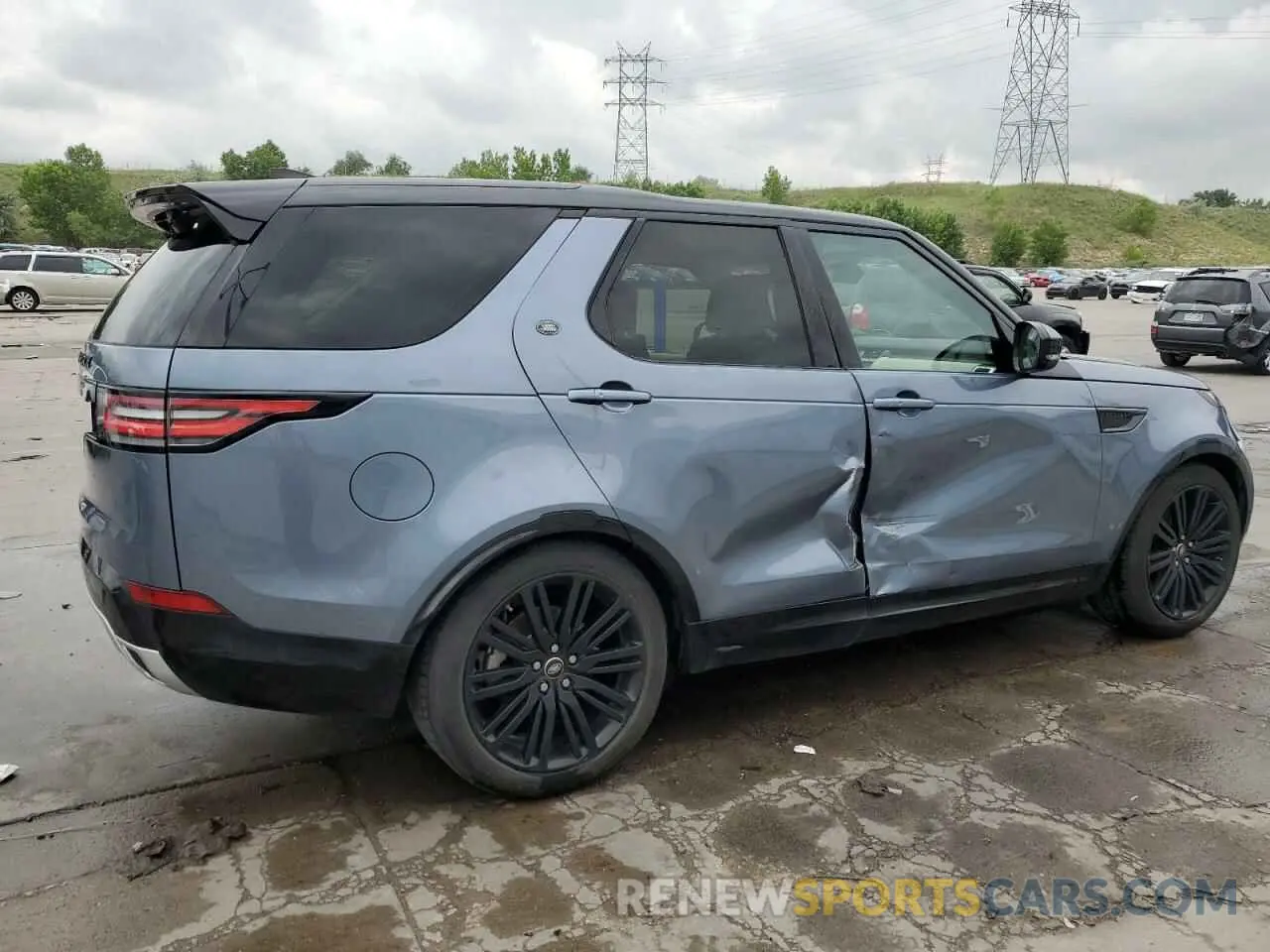3 fotografías del automóvil dañado SALRR2RK3K2414385 LAND ROVER DISCOVERY 2019