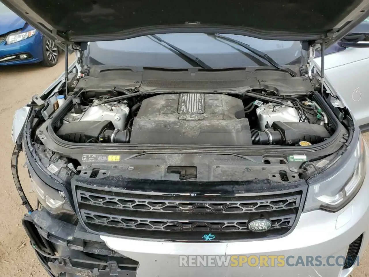12 fotografías del automóvil dañado SALRT2RV3K2400921 LAND ROVER DISCOVERY 2019