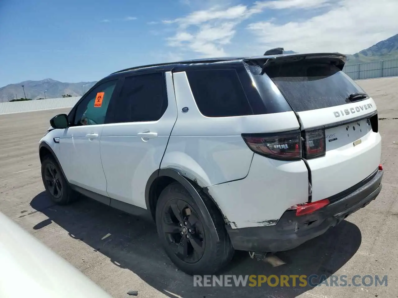 2 fotografías del automóvil dañado SALCJ2FX7LH837708 LAND ROVER DISCOVERY 2020