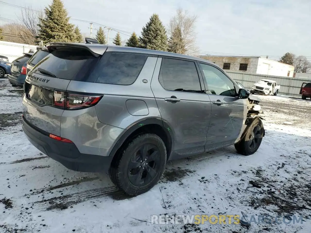 3 fotografías del automóvil dañado SALCJ2FXXLH837668 LAND ROVER DISCOVERY 2020