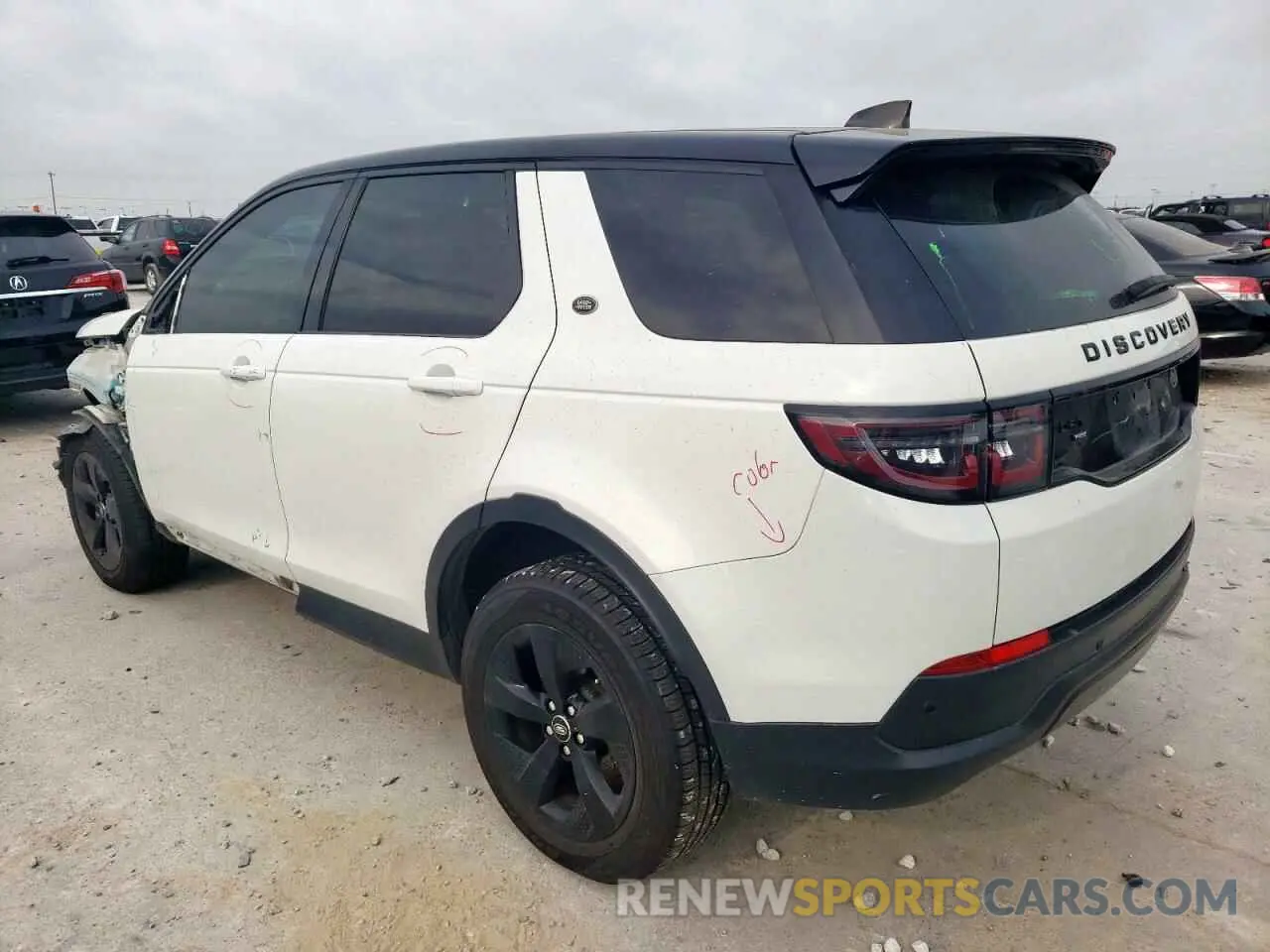 2 fotografías del automóvil dañado SALCK2FX3LH862568 LAND ROVER DISCOVERY 2020