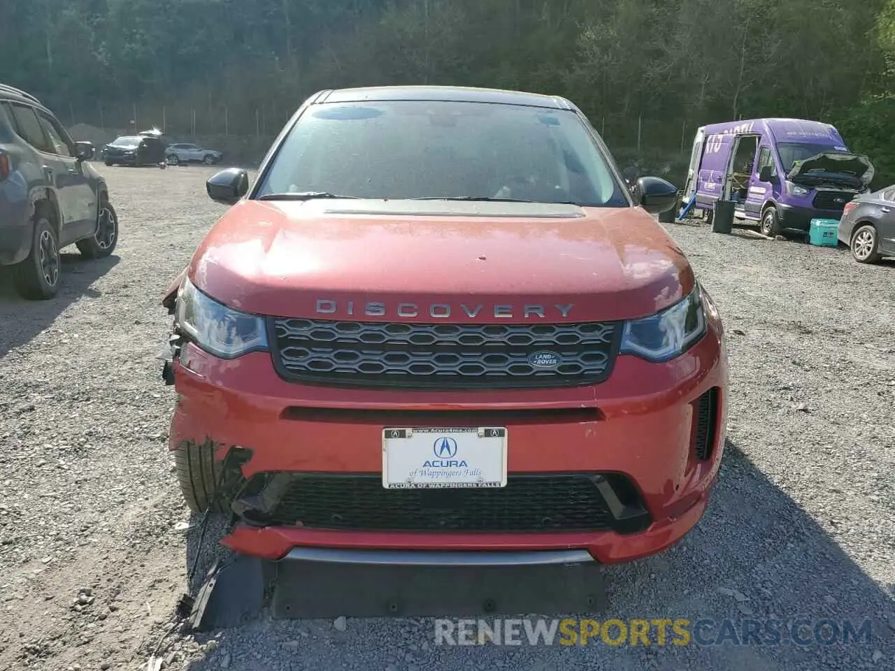 5 fotografías del automóvil dañado SALCM2GX9LH850210 LAND ROVER DISCOVERY 2020