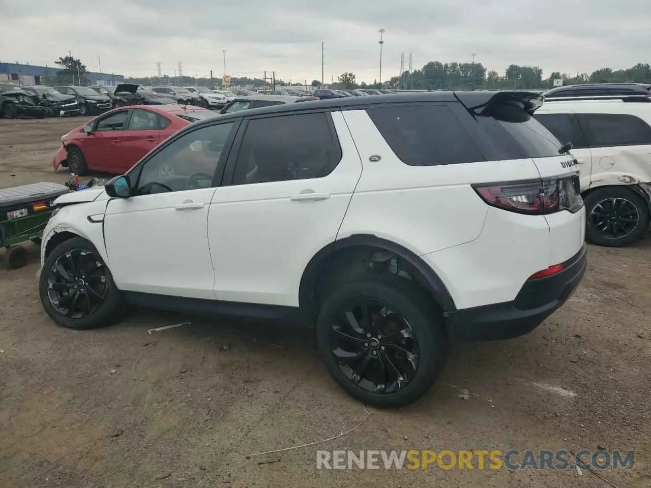 2 fotografías del automóvil dañado SALCP2FXXLH860768 LAND ROVER DISCOVERY 2020
