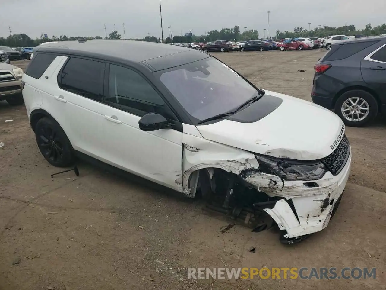 4 fotografías del automóvil dañado SALCP2FXXLH860768 LAND ROVER DISCOVERY 2020