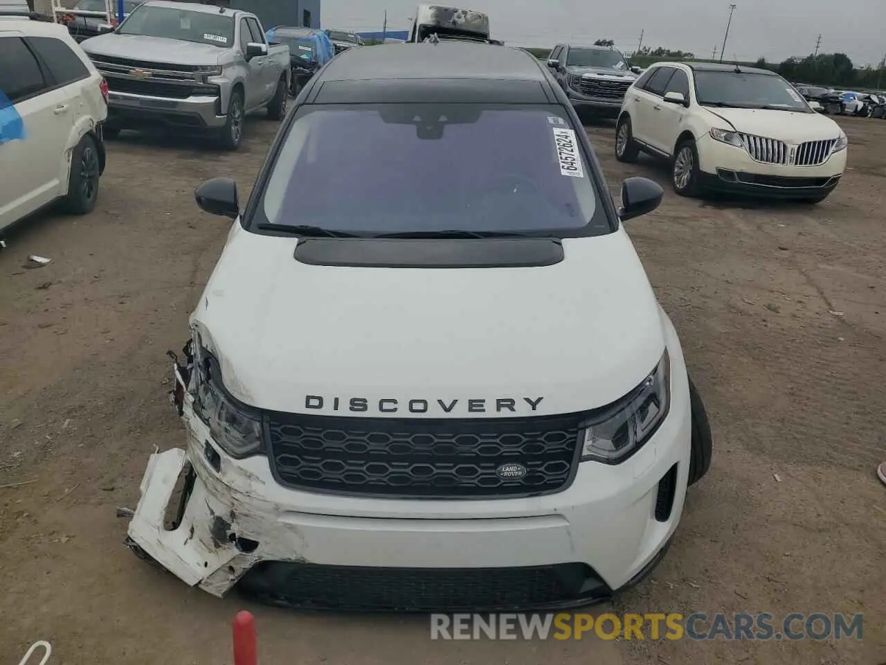 5 fotografías del automóvil dañado SALCP2FXXLH860768 LAND ROVER DISCOVERY 2020