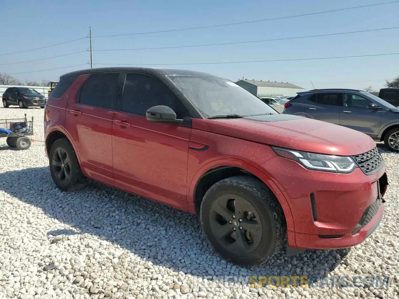4 fotografías del automóvil dañado SALCT2FX3LH847128 LAND ROVER DISCOVERY 2020