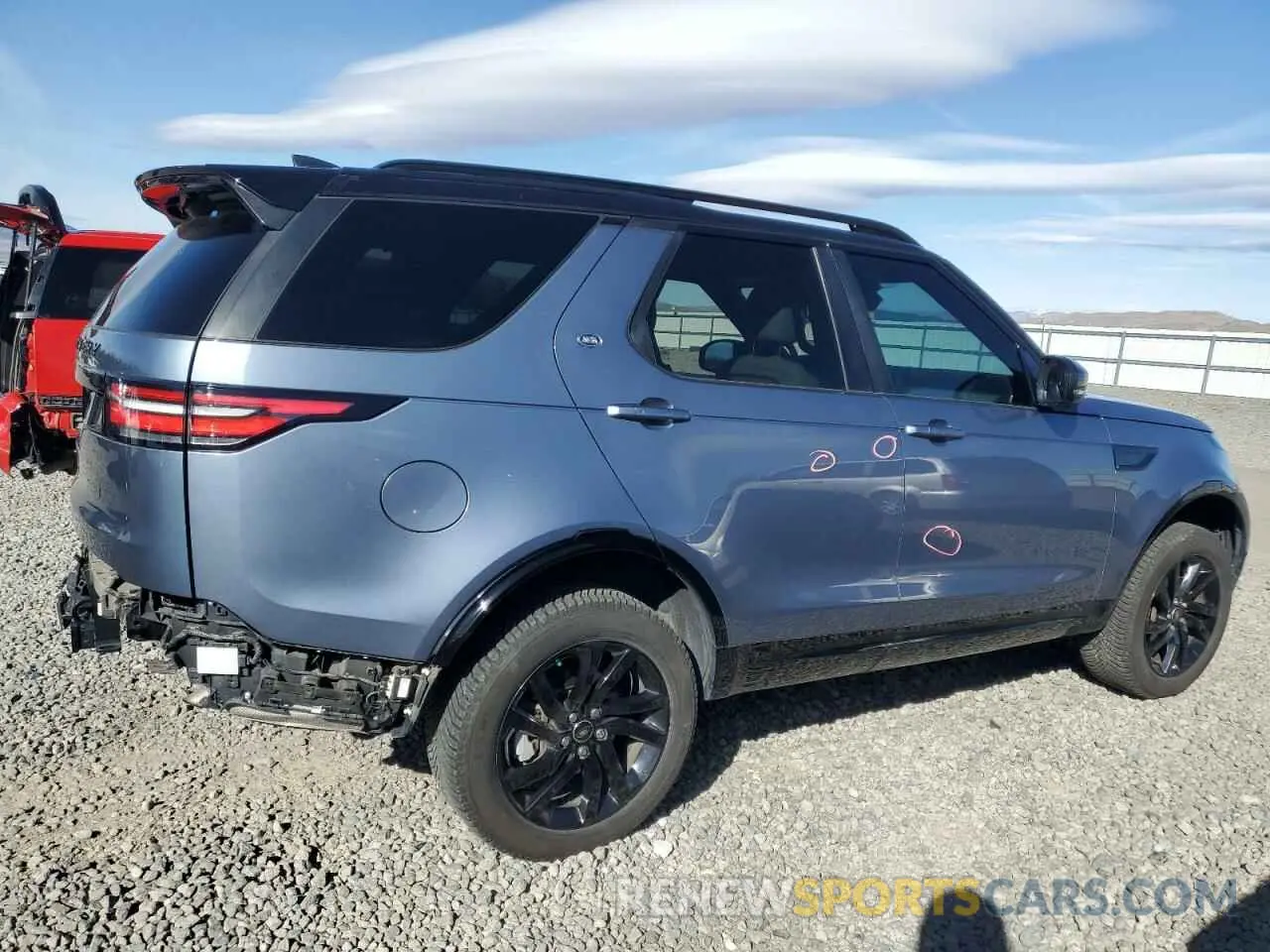 3 fotografías del automóvil dañado SALRR2RK0L2431615 LAND ROVER DISCOVERY 2020