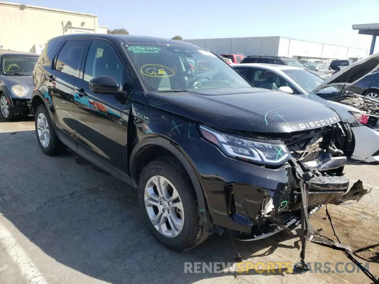 1 fotografías del automóvil dañado SALCJ2FX5MH884060 LAND ROVER DISCOVERY 2021