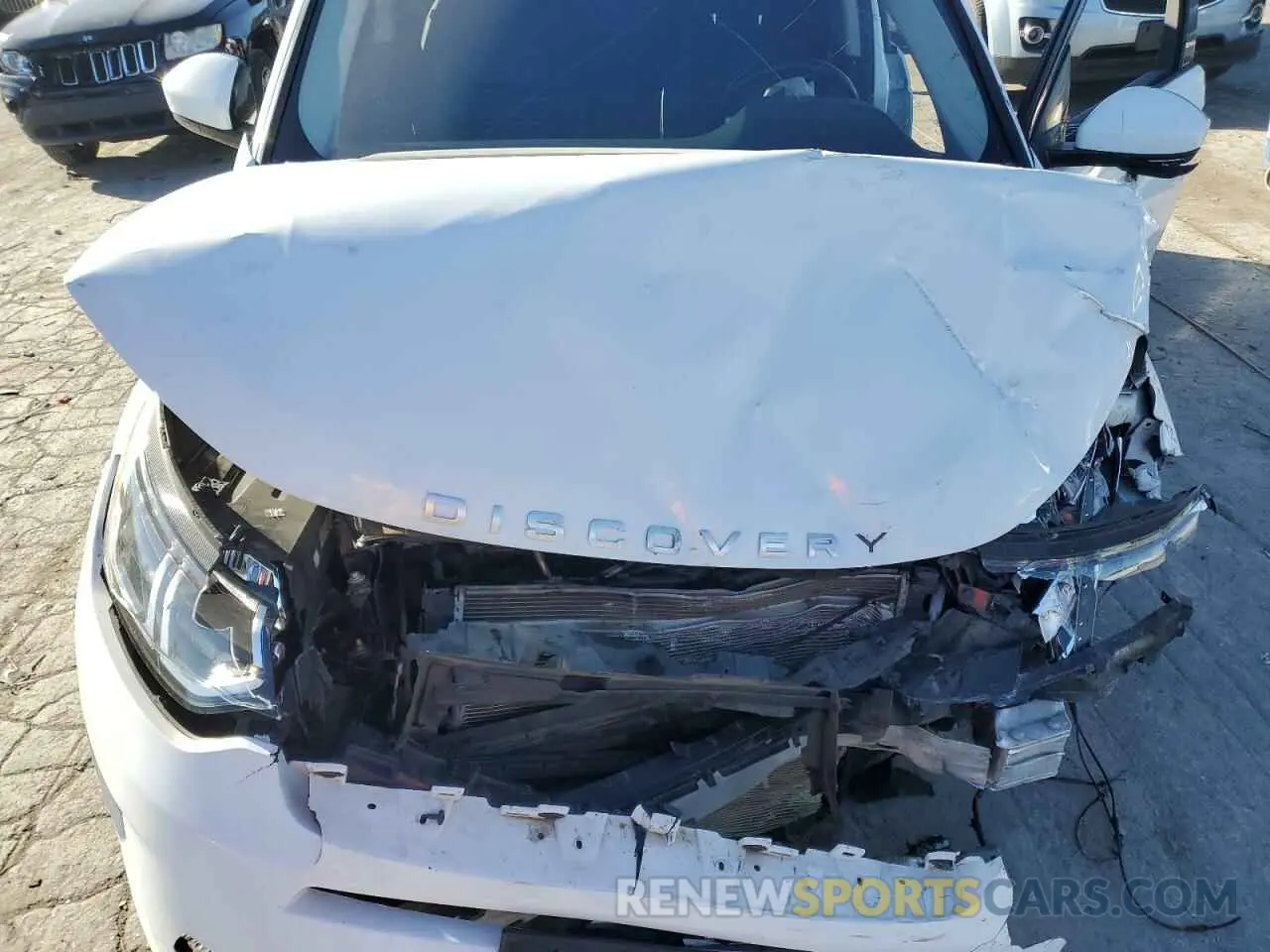12 fotografías del automóvil dañado SALCJ2FX7MH883654 LAND ROVER DISCOVERY 2021