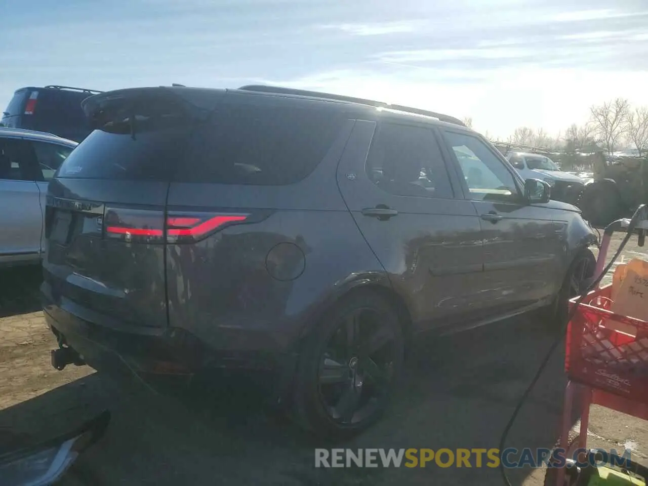 3 fotografías del automóvil dañado SALRM4RU1M2454205 LAND ROVER DISCOVERY 2021