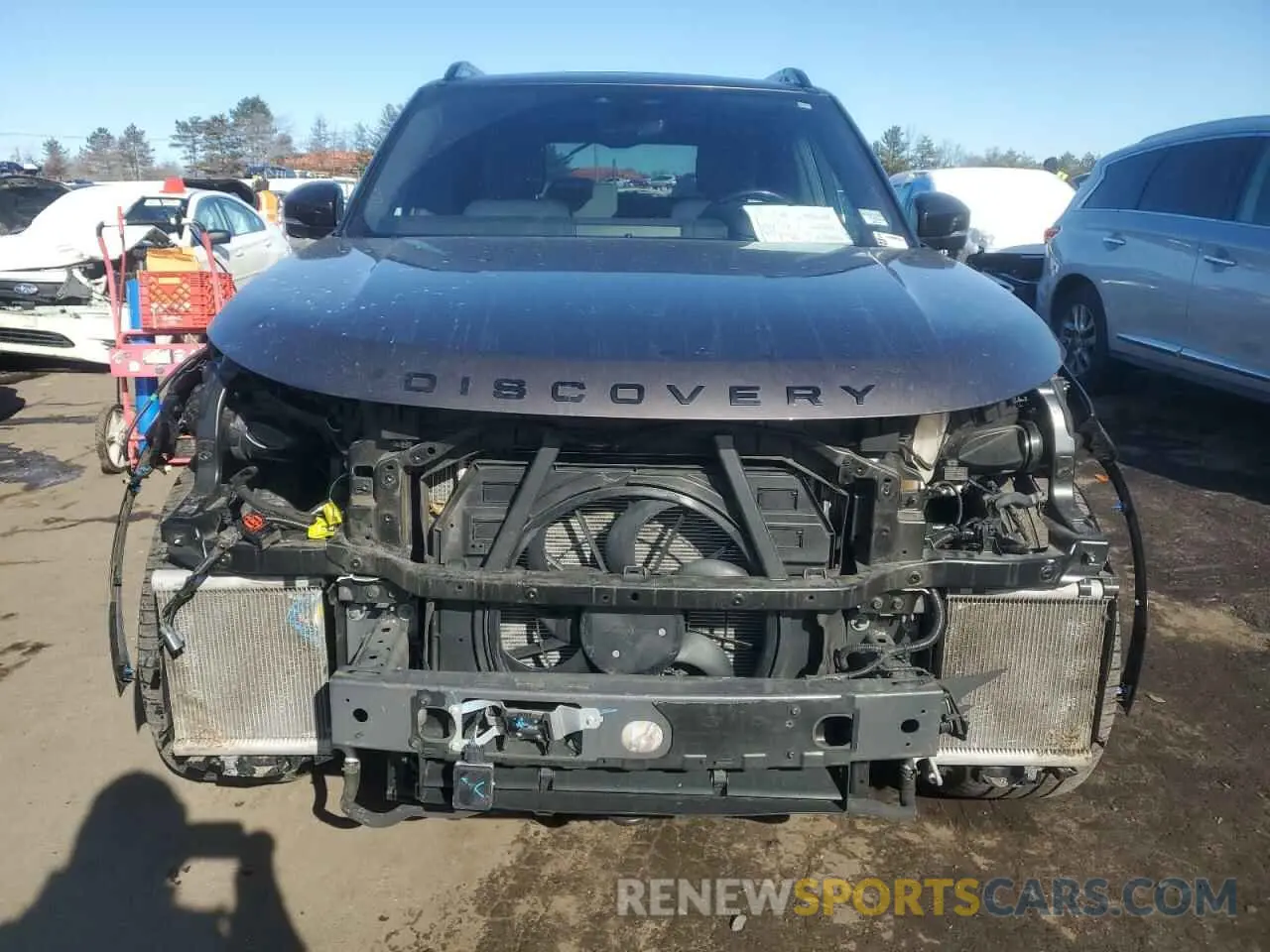 5 fotografías del automóvil dañado SALRM4RU1M2454205 LAND ROVER DISCOVERY 2021