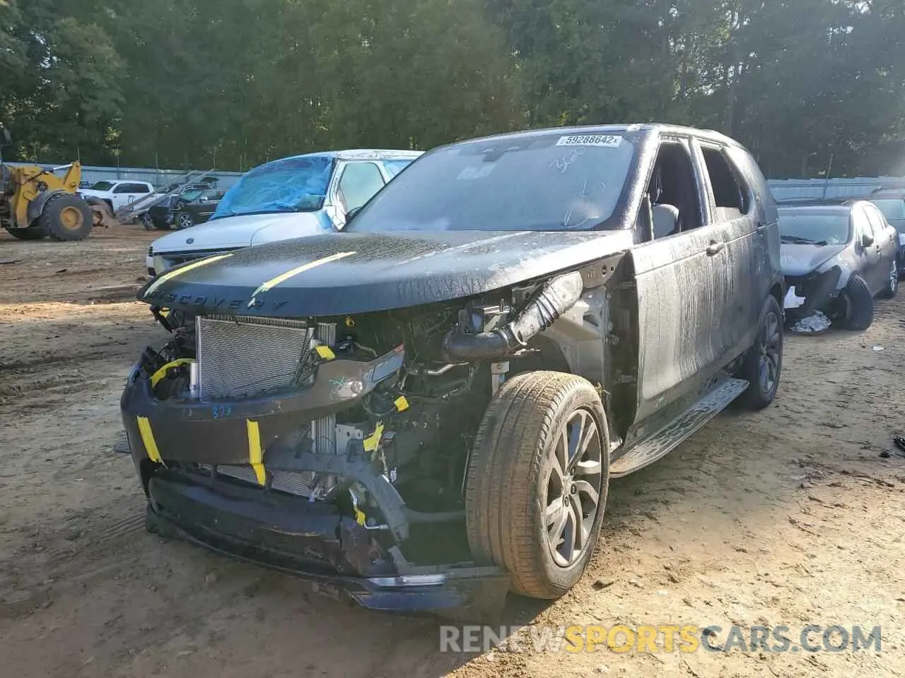 2 fotografías del automóvil dañado SALRT4EU2N2457740 LAND ROVER DISCOVERY 2022