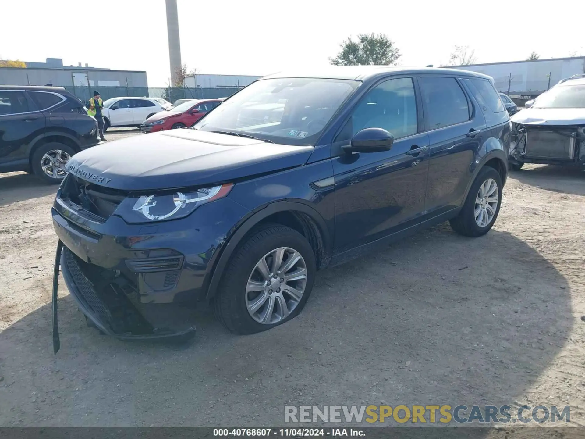 2 fotografías del automóvil dañado SALCP2FX5KH792863 LAND ROVER DISCOVERY SPORT 2019