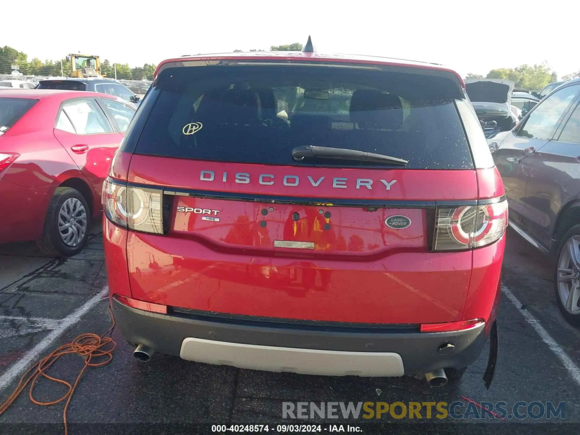 16 fotografías del automóvil dañado SALCR2FX7KH793815 LAND ROVER DISCOVERY SPORT 2019