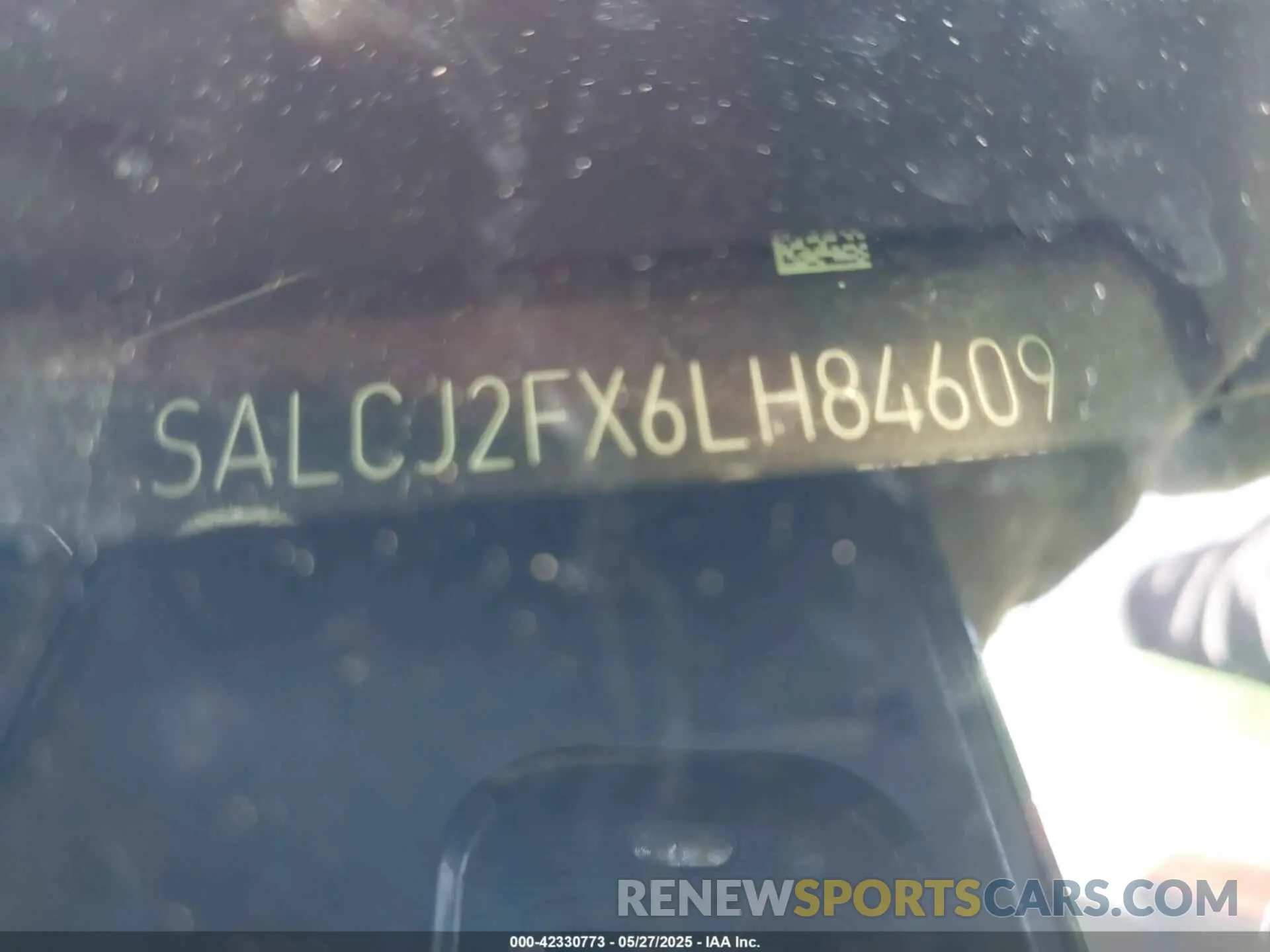 9 fotografías del automóvil dañado SALCJ2FX6LH846092 LAND ROVER DISCOVERY SPORT 2020