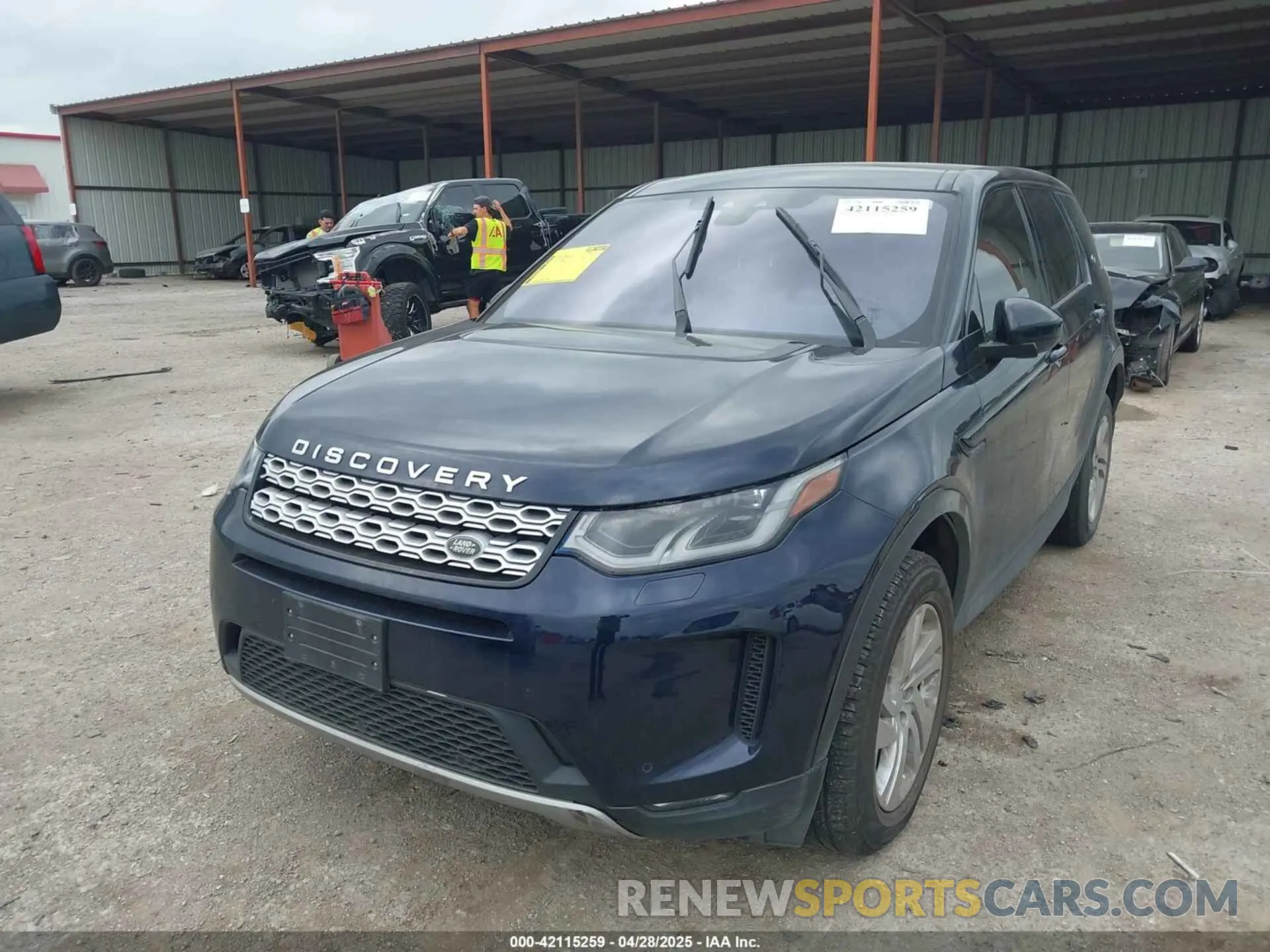 2 fotografías del automóvil dañado SALCK2FX5LH843648 LAND ROVER DISCOVERY SPORT 2020