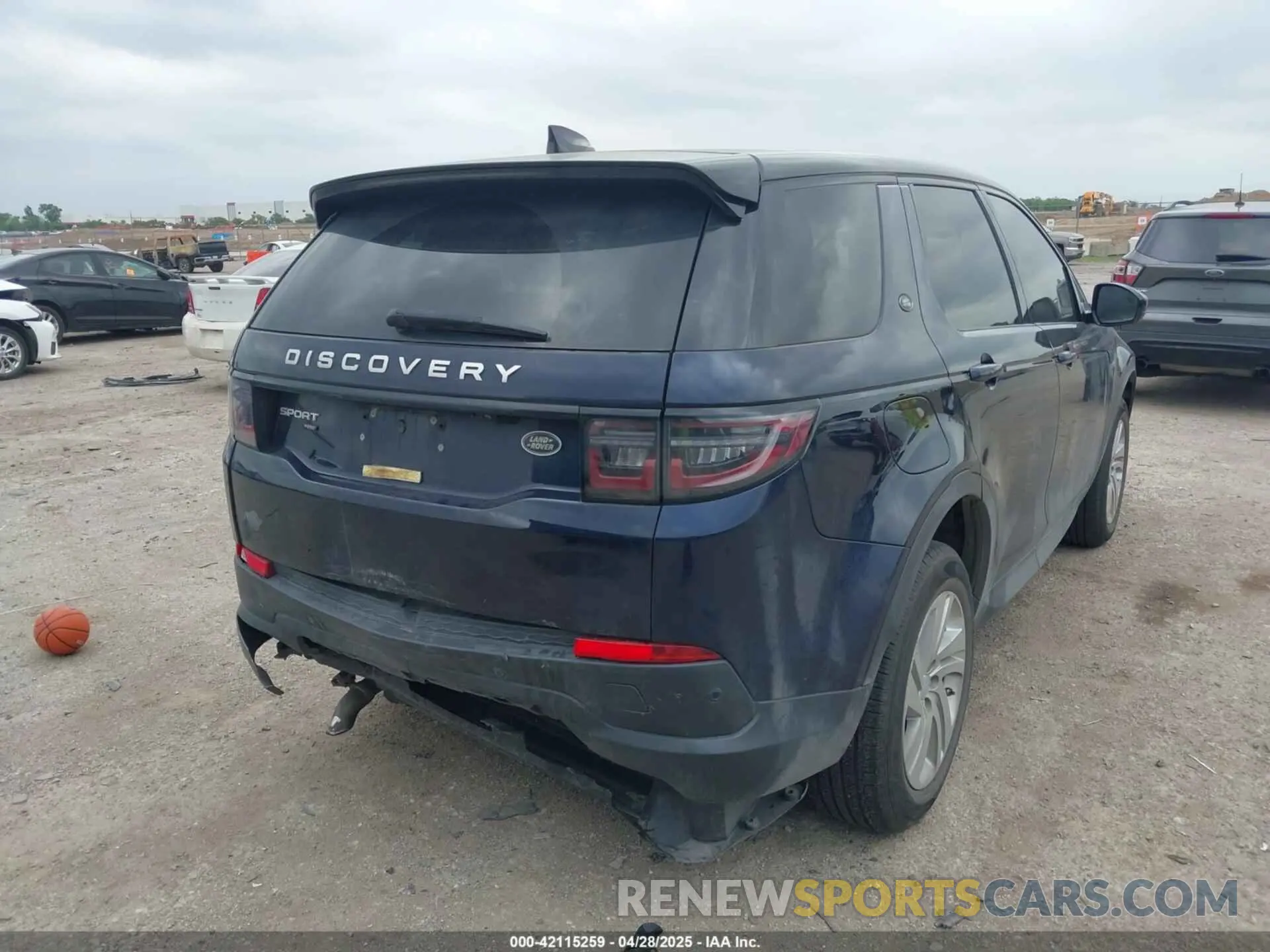 4 fotografías del automóvil dañado SALCK2FX5LH843648 LAND ROVER DISCOVERY SPORT 2020