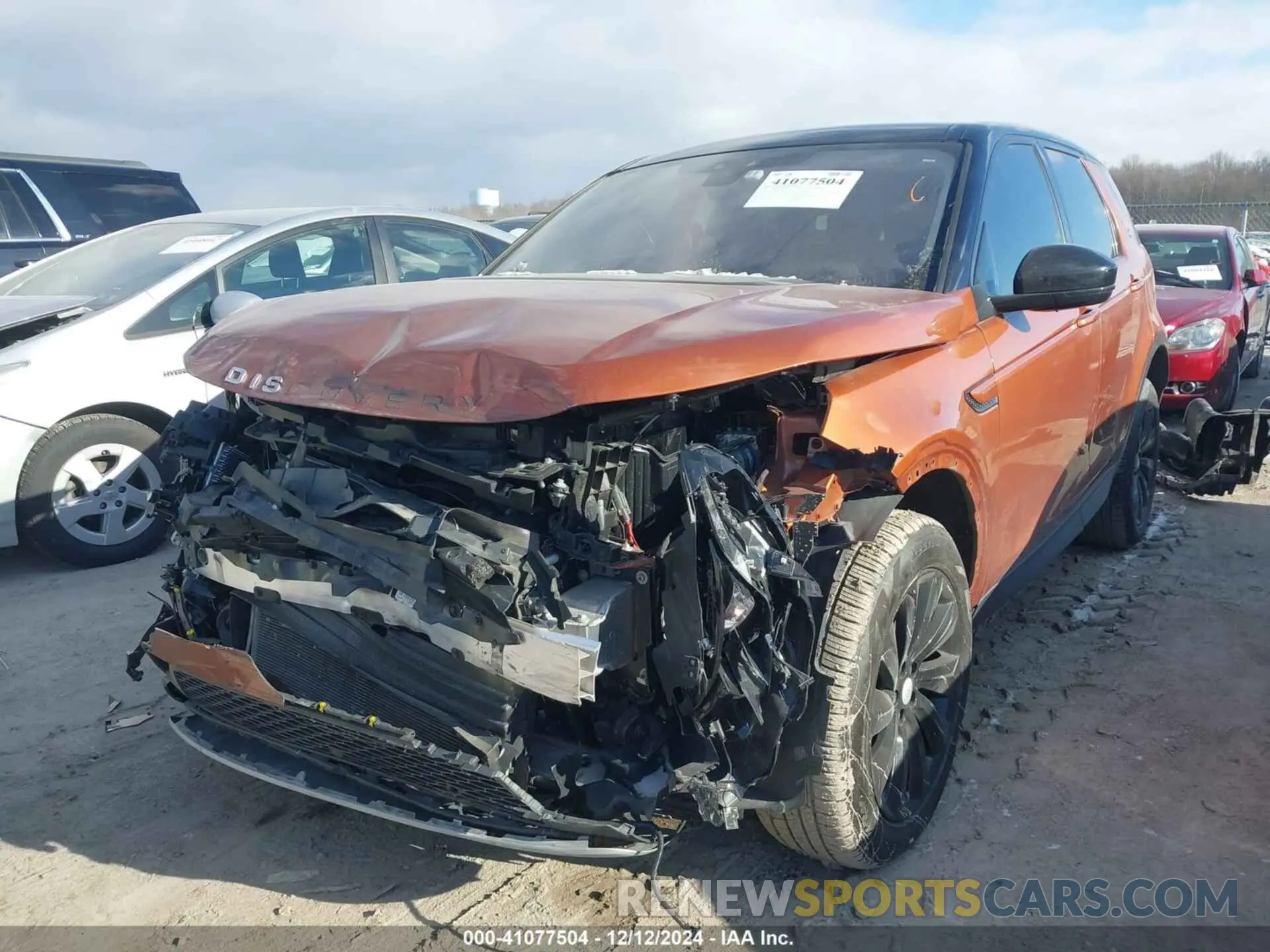 2 fotografías del automóvil dañado SALCP2FX6LH837634 LAND ROVER DISCOVERY SPORT 2020