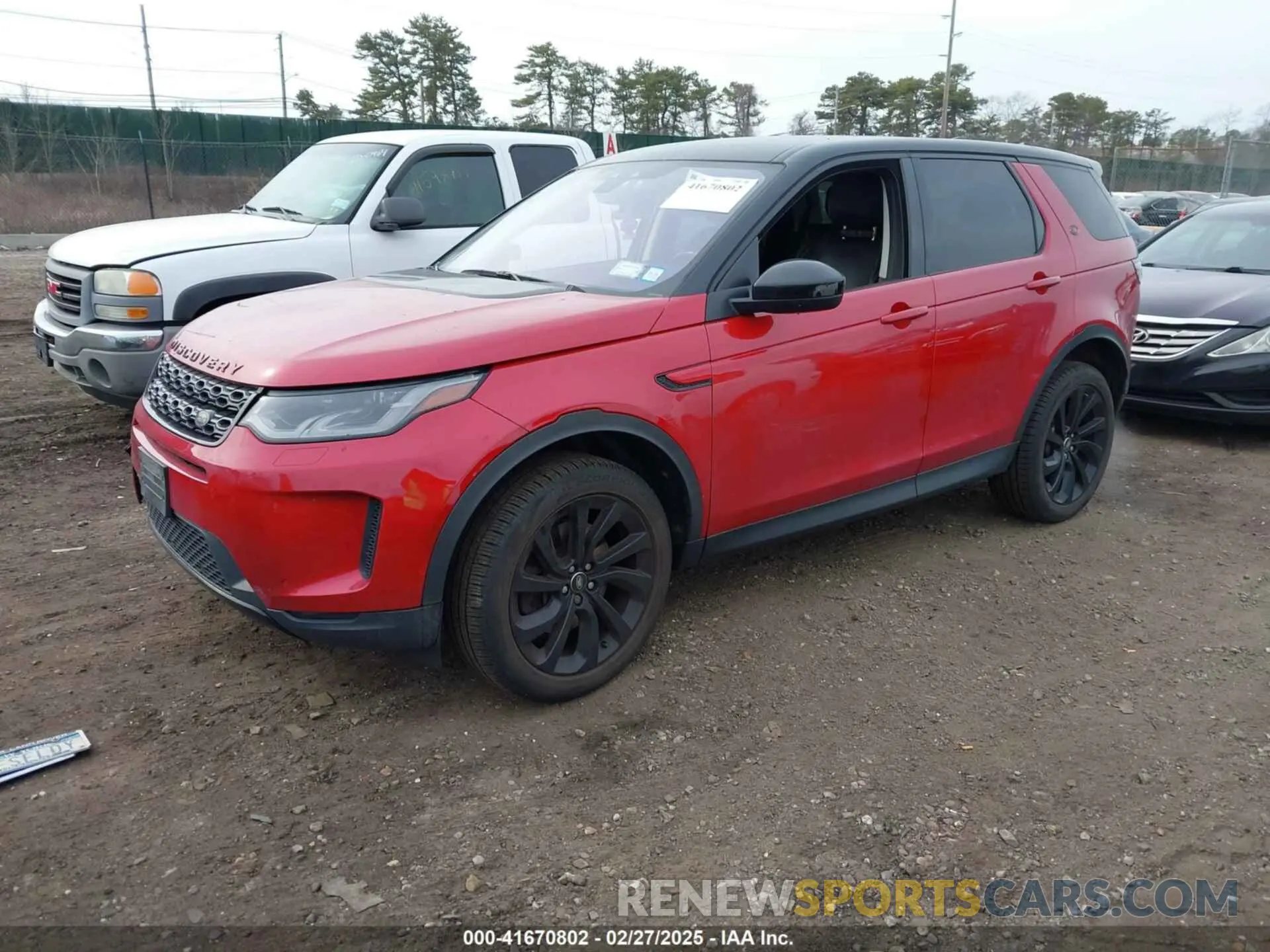 2 fotografías del automóvil dañado SALCP2FXXLH839581 LAND ROVER DISCOVERY SPORT 2020