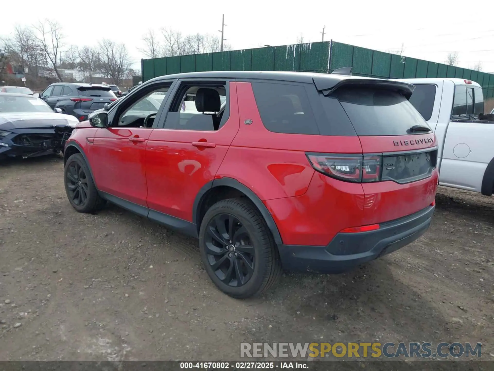 3 fotografías del automóvil dañado SALCP2FXXLH839581 LAND ROVER DISCOVERY SPORT 2020