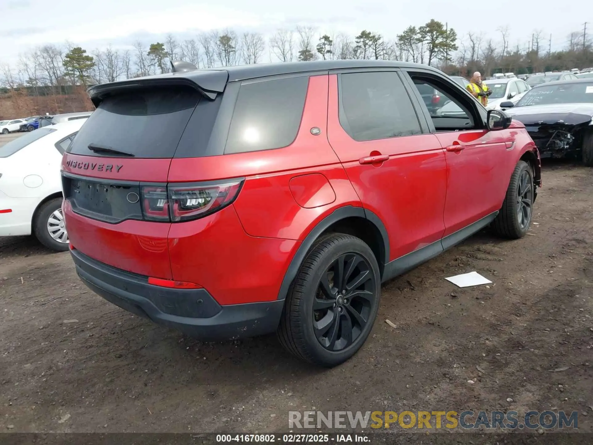4 fotografías del automóvil dañado SALCP2FXXLH839581 LAND ROVER DISCOVERY SPORT 2020