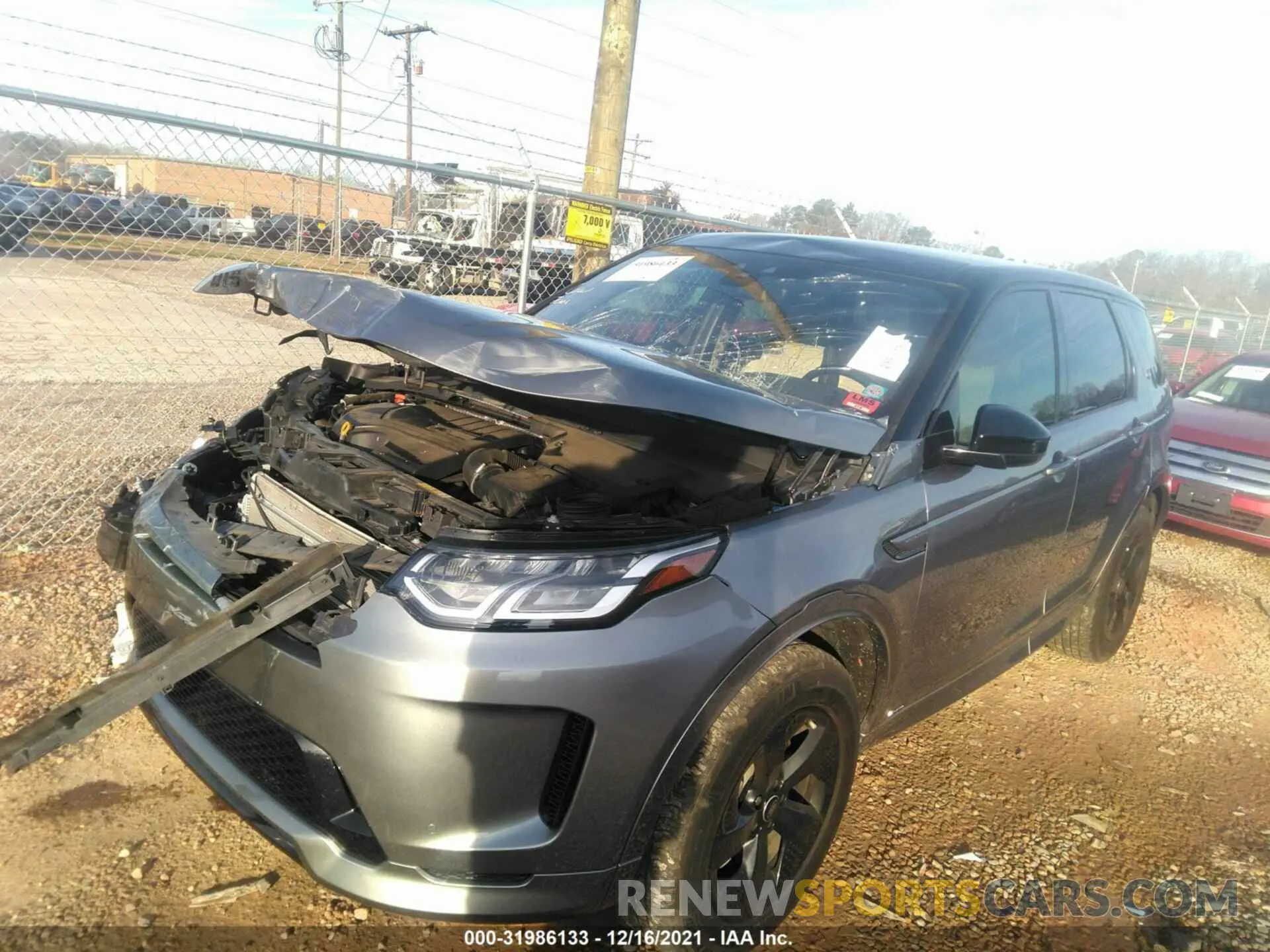 2 fotografías del automóvil dañado SALCT2FX7LH856110 LAND ROVER DISCOVERY SPORT 2020