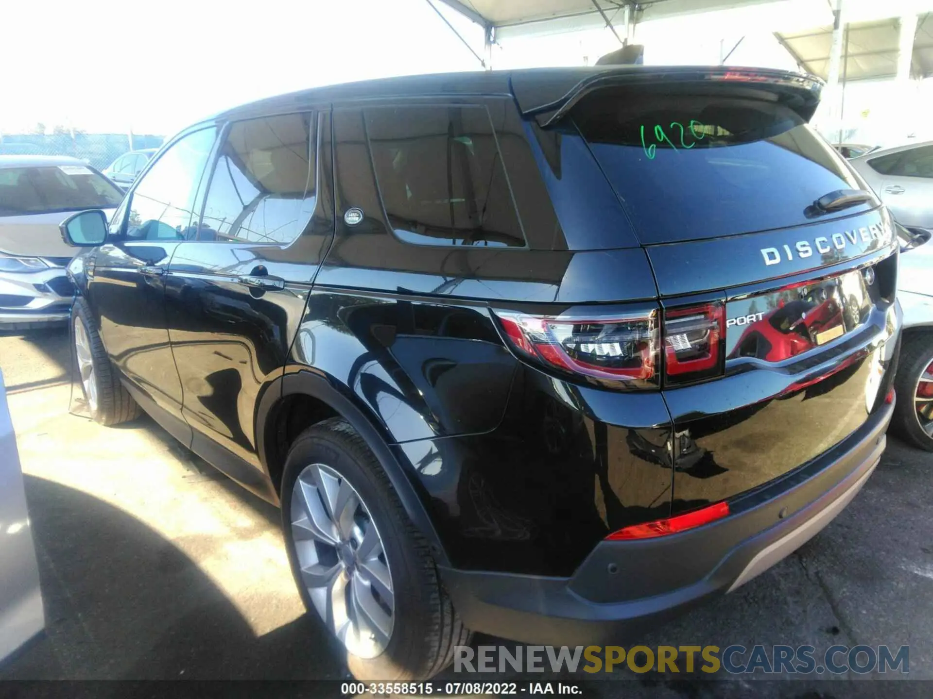 3 fotografías del automóvil dañado SALCJ2FX1MH896920 LAND ROVER DISCOVERY SPORT 2021