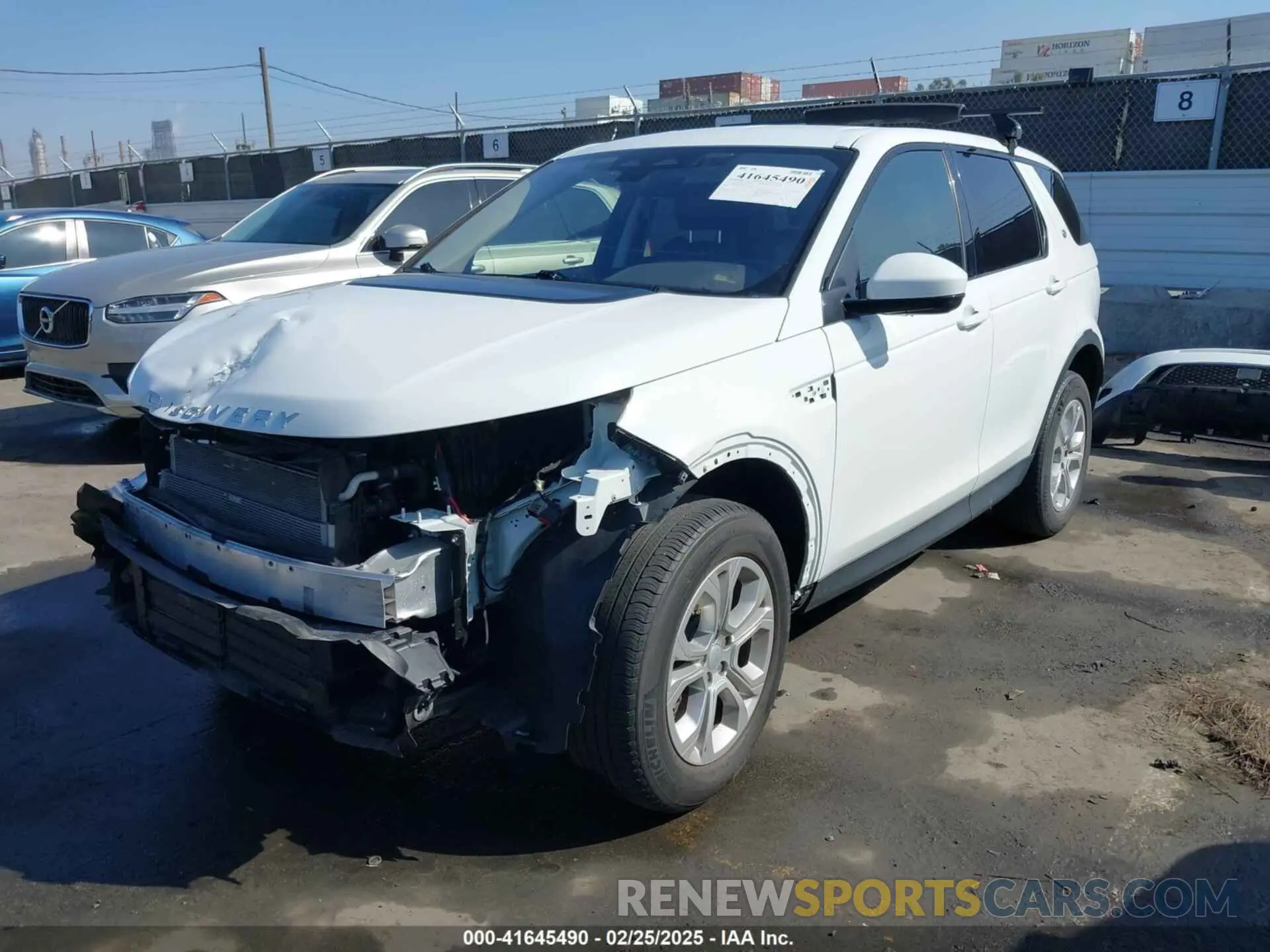 2 fotografías del automóvil dañado SALCJ2FX5MH889260 LAND ROVER DISCOVERY SPORT 2021